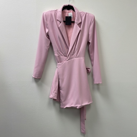 Nbd Mocha Mini Dress in Rose Pink - Picture 4 of 7